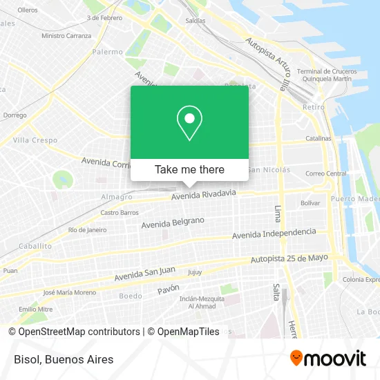Bisol map