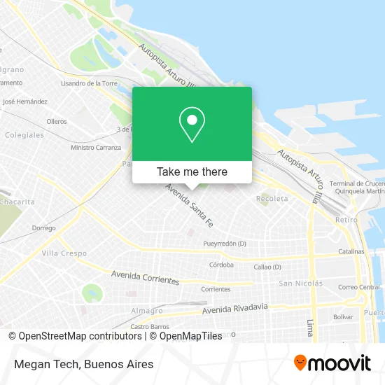 Megan Tech map