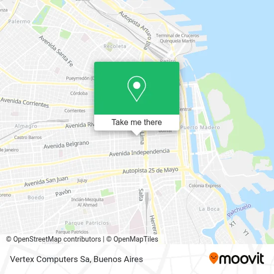 Vertex Computers Sa map