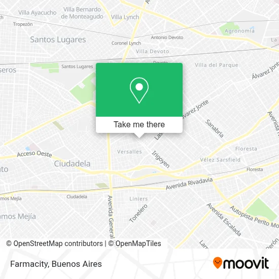 Farmacity map