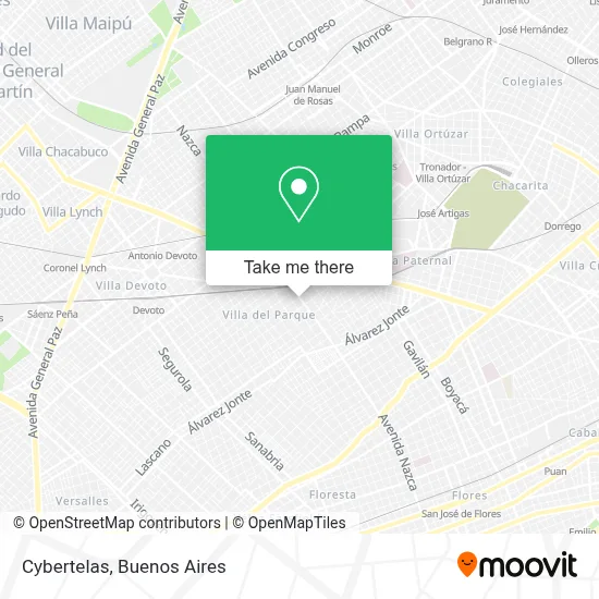 Cybertelas map