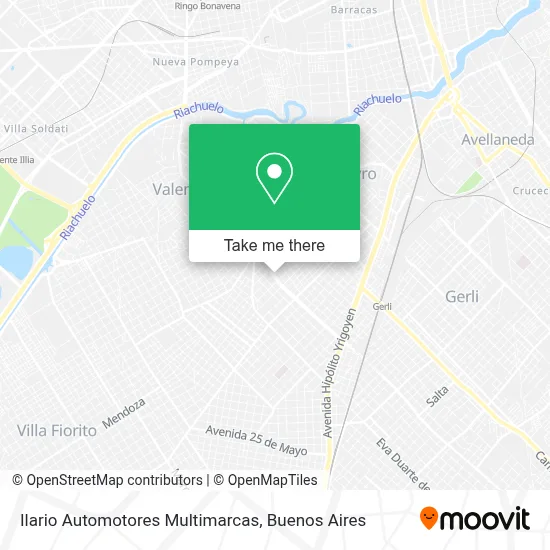 Ilario Automotores Multimarcas map