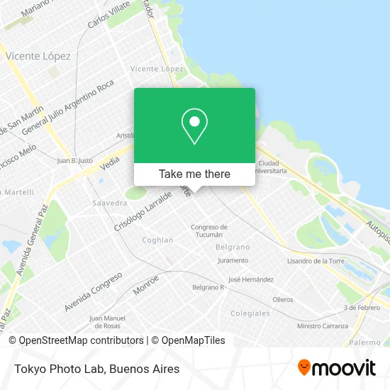 Tokyo Photo Lab map
