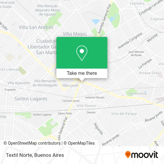 Textil Norte map