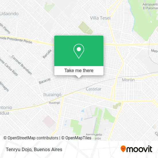 Tenryu Dojo map