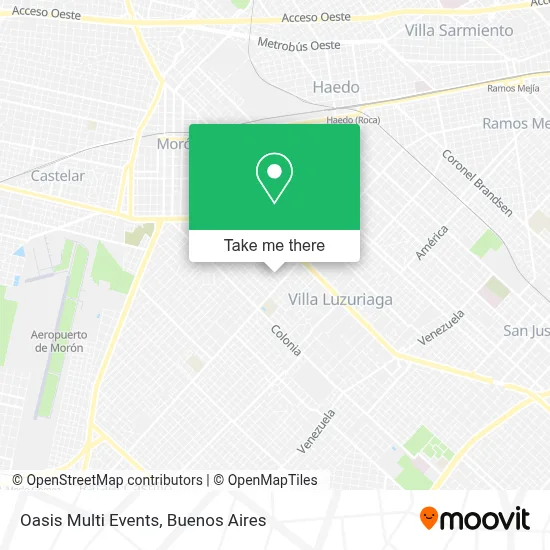 Oasis Multi Events map
