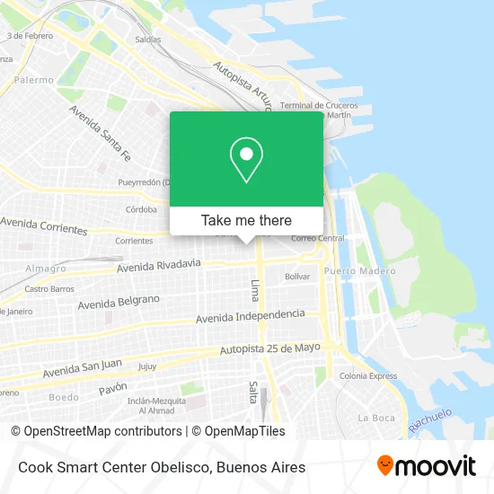 Cook Smart Center Obelisco map