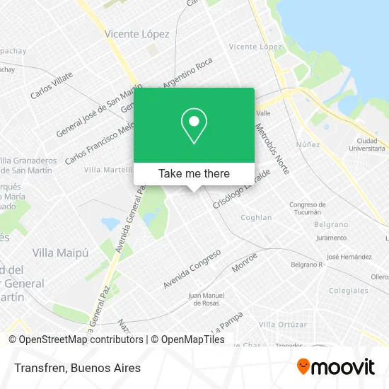 Transfren map
