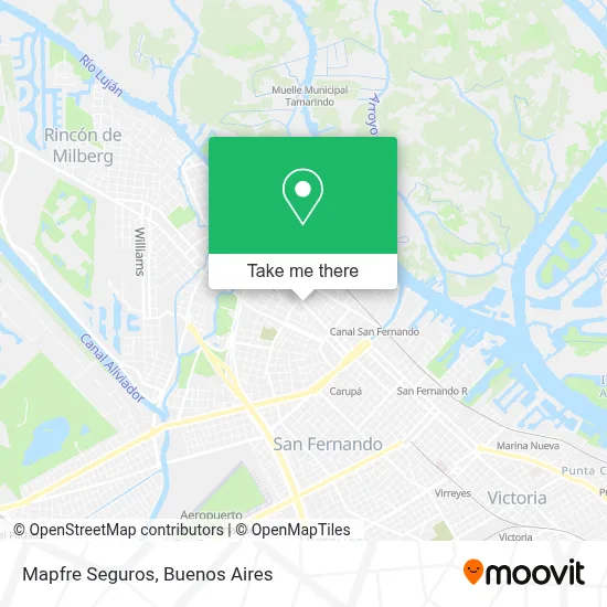 Mapfre Seguros map
