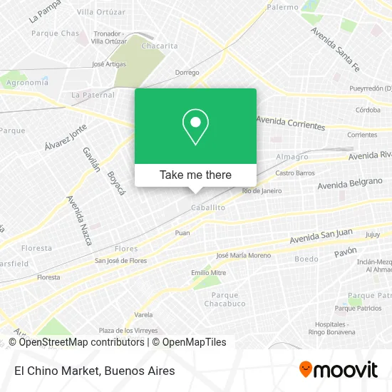El Chino Market map