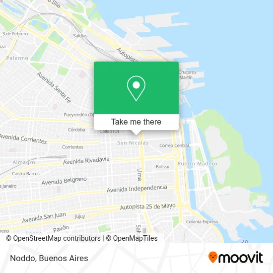 Noddo map