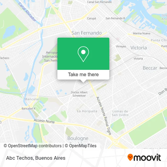 Abc Techos map