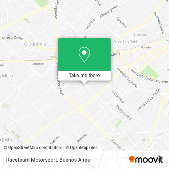 Raceteam Motorsport map