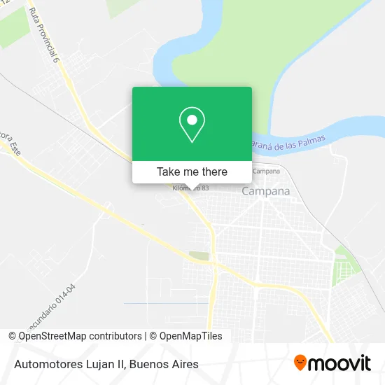 Automotores Lujan II map