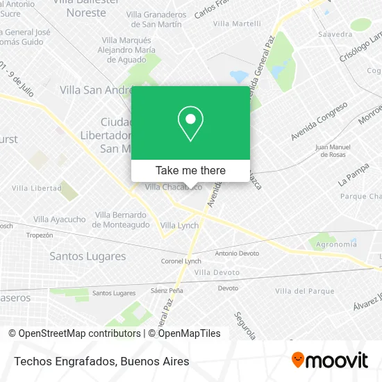 Techos Engrafados map