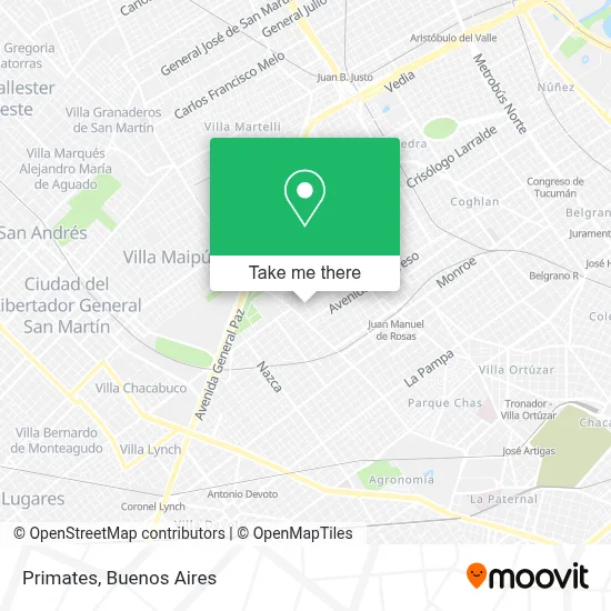 Primates map