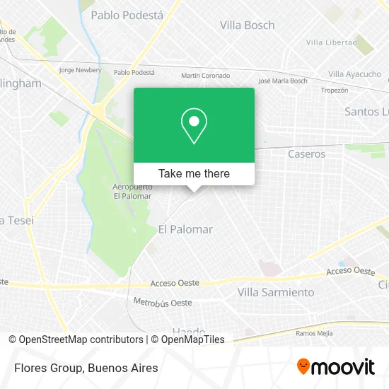 Flores Group map