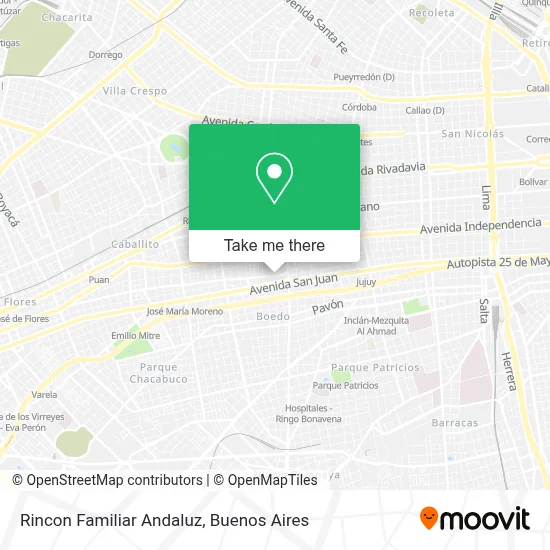 Rincon Familiar Andaluz map