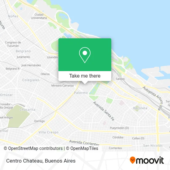 Centro Chateau map
