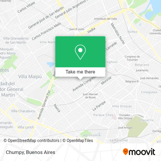 Chumpy map