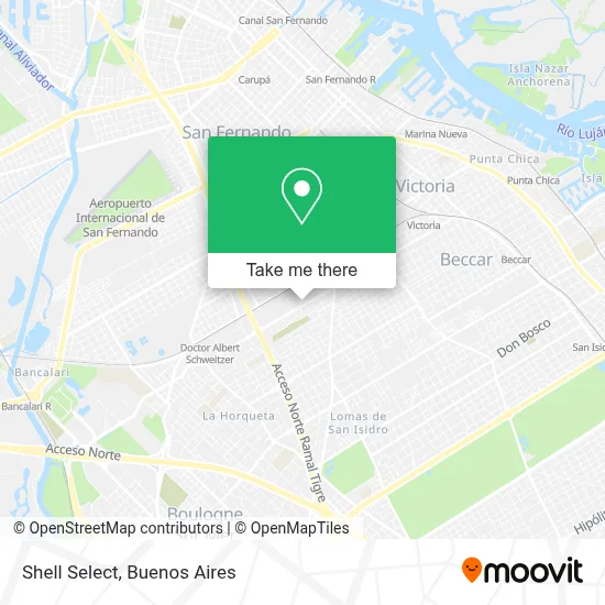 Shell Select map