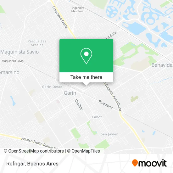 Refrigar map