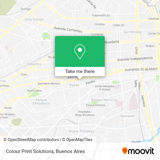 Colour Print Solutions map