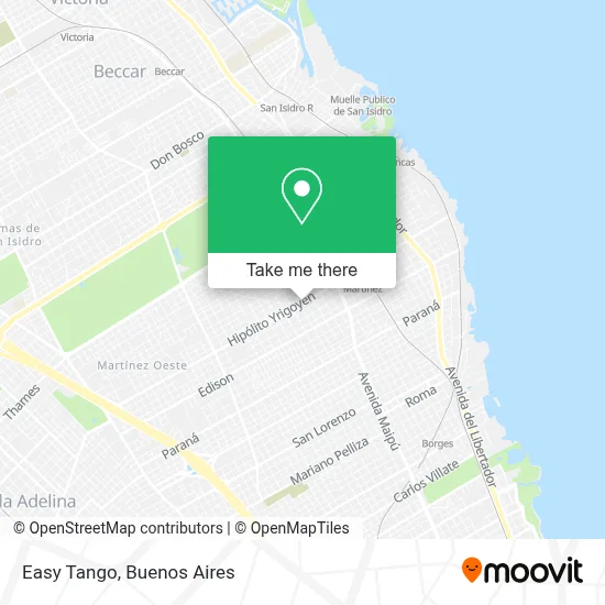 Easy Tango map