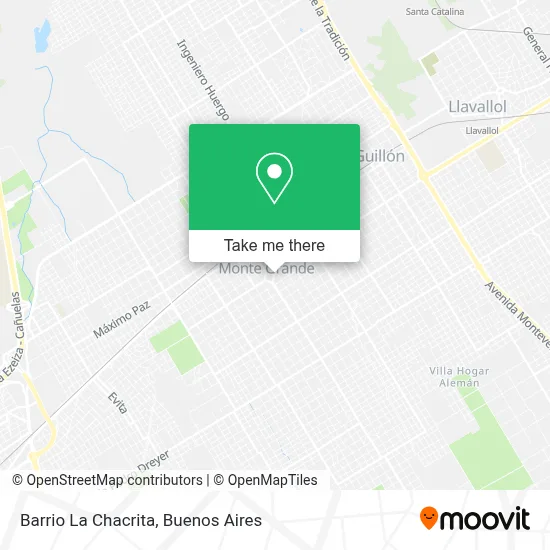 Barrio La Chacrita map