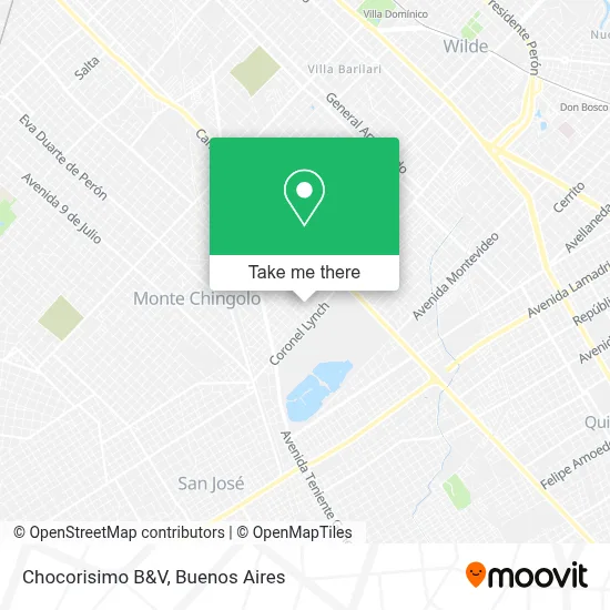 Chocorisimo B&V map