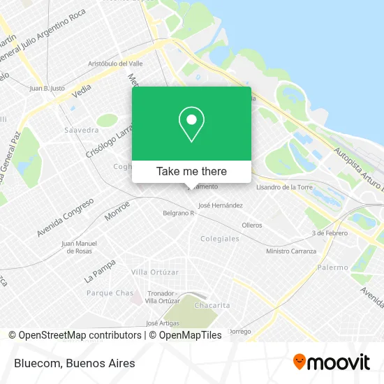Bluecom map