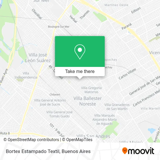 Bortex Estampado Textil map