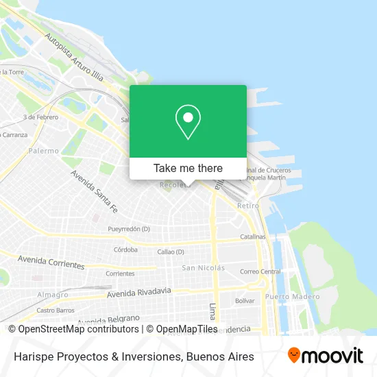 Harispe Proyectos & Inversiones map