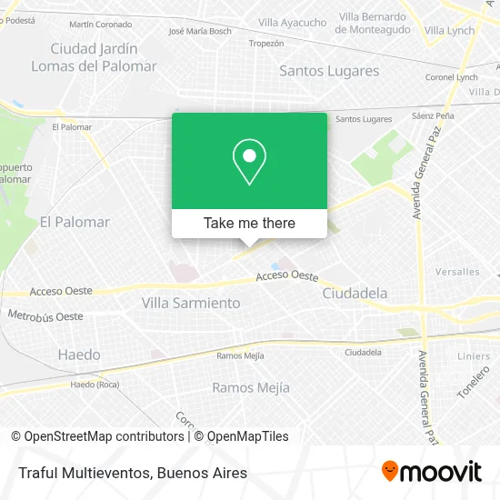 Traful Multieventos map