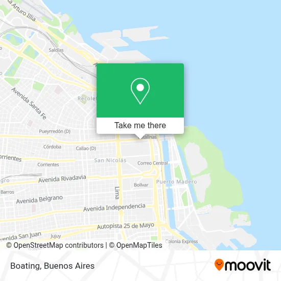 Boating map