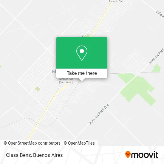 Class Benz map