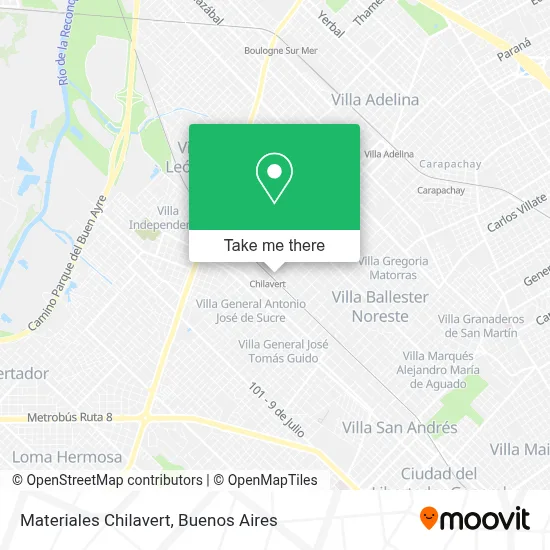 Materiales Chilavert map