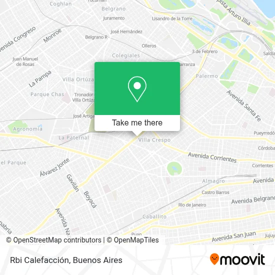 Rbi Calefacción map