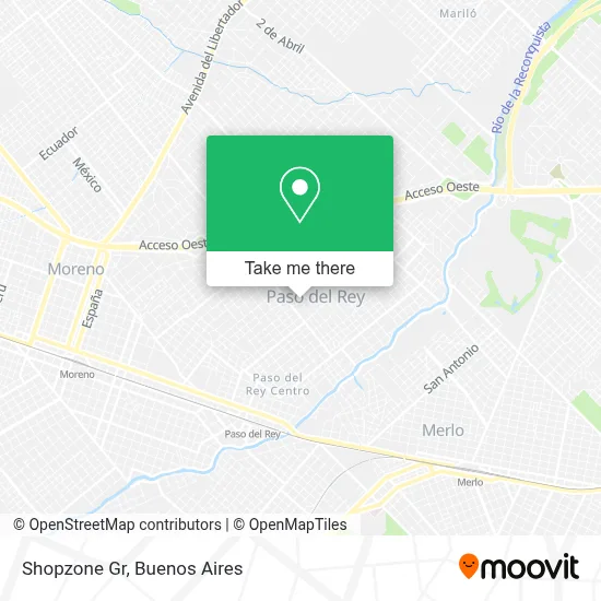 Shopzone Gr map