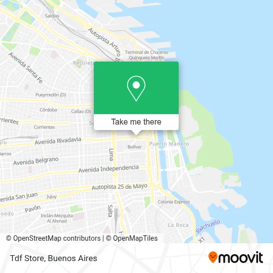 Tdf Store map