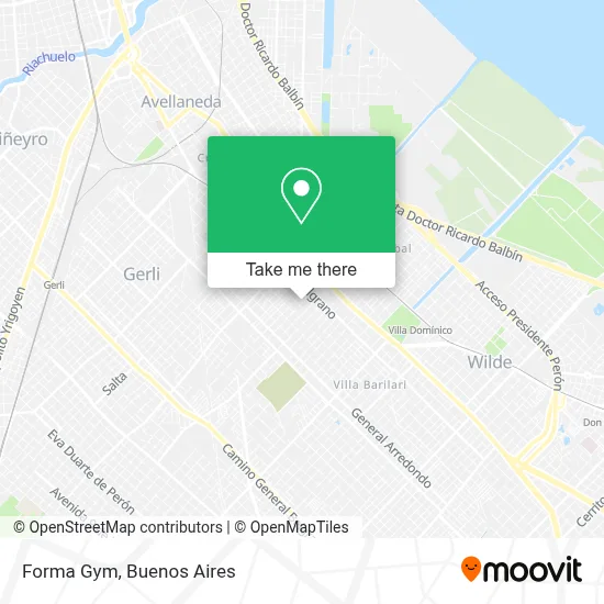 Forma Gym map