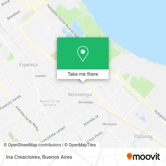 Ina Creaciones map