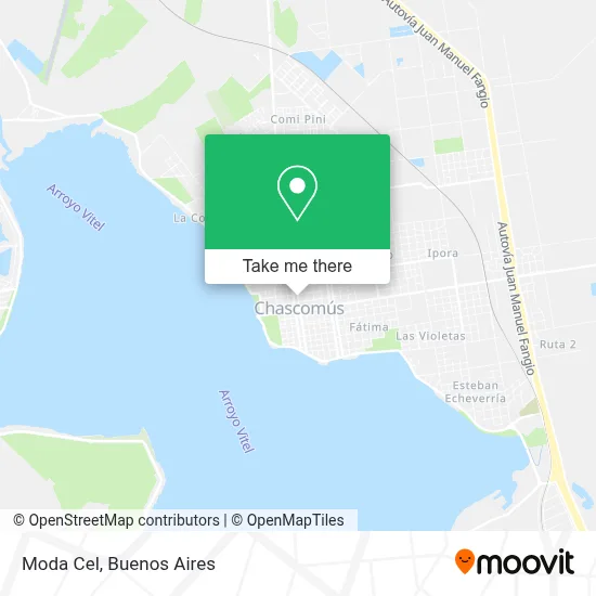 Moda Cel map