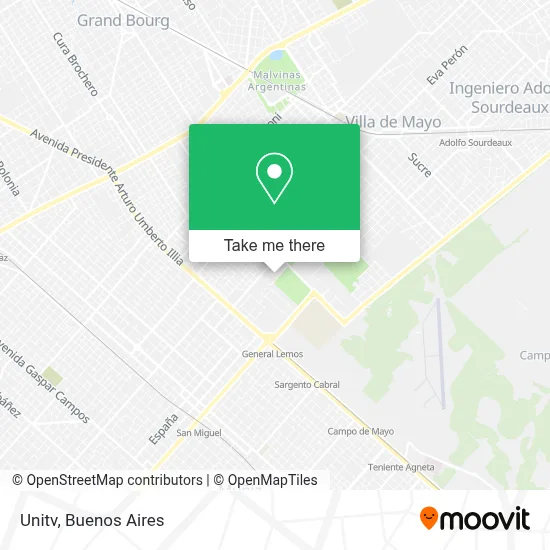 Unitv map