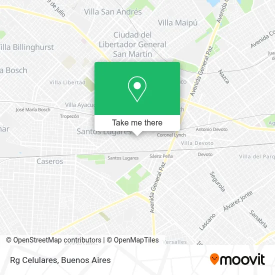 Rg Celulares map