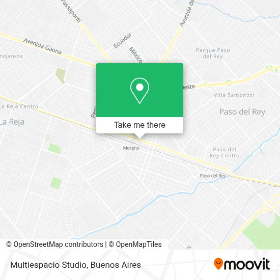 Multiespacio Studio map
