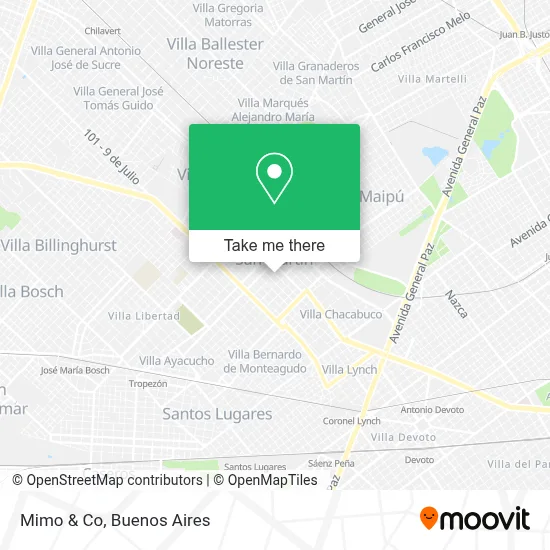 Mimo & Co map