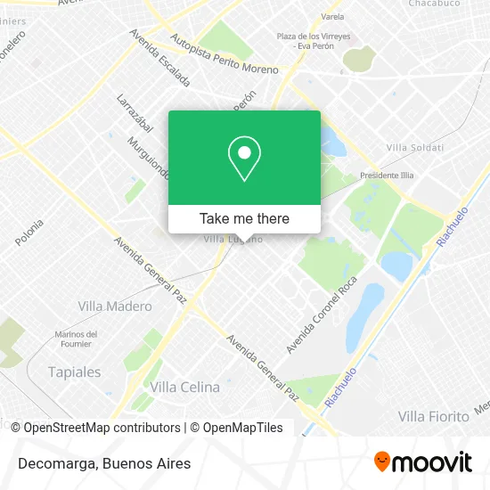 Decomarga map
