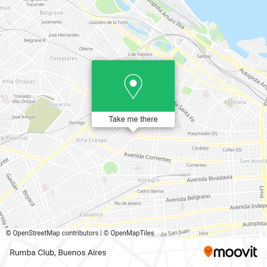 Rumba Club map