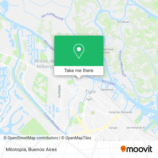 Milotopia map
